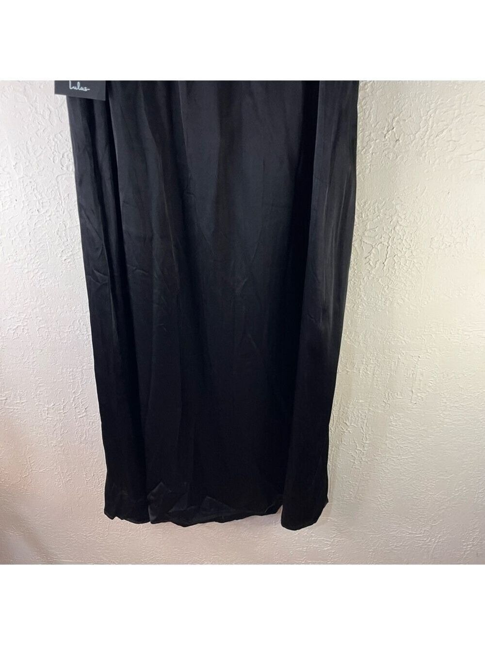 Lulu's Extraordinary Presence Black Satin Strapless Maxi Dress - Picture 10 of 14